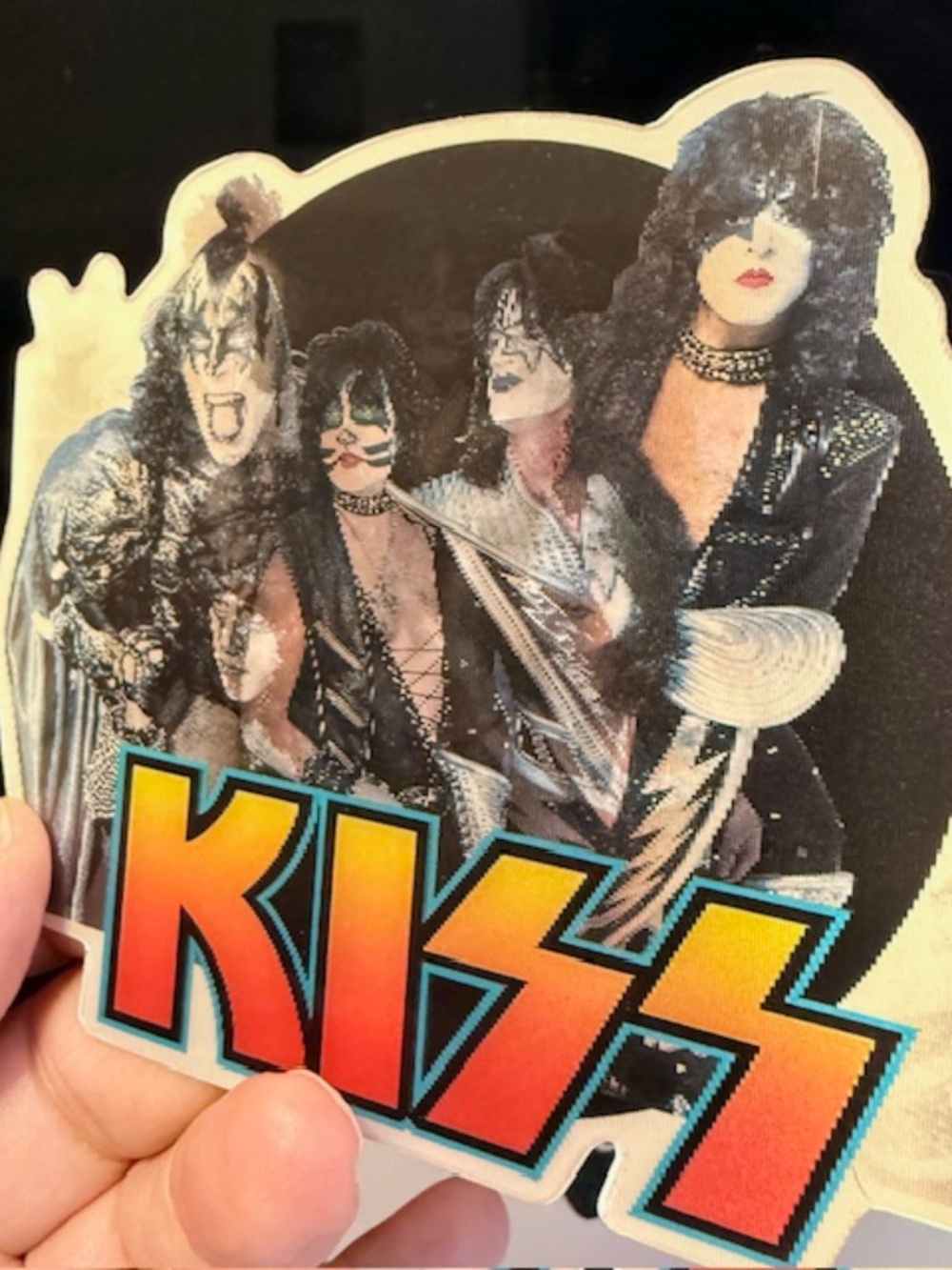 KISS 3D moving motion sticker